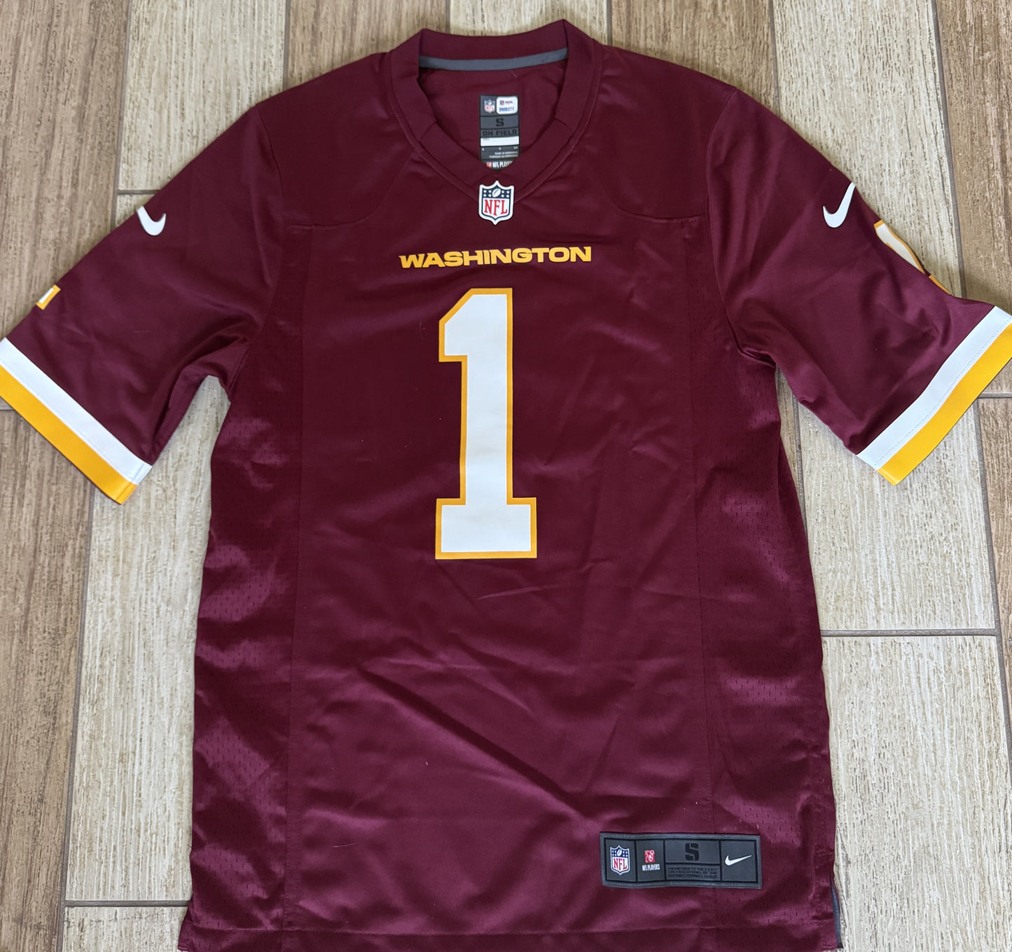 Jayden Daniels Hand-Signed 🖊️Washington Commanders Replica Draft NFL Jersey👕
