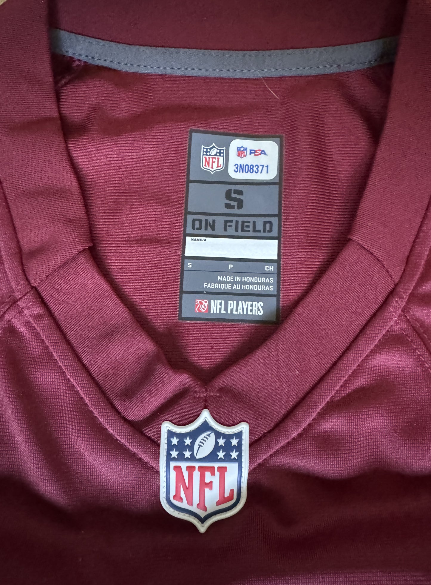 Jayden Daniels Hand-Signed 🖊️Washington Commanders Replica Draft NFL Jersey👕