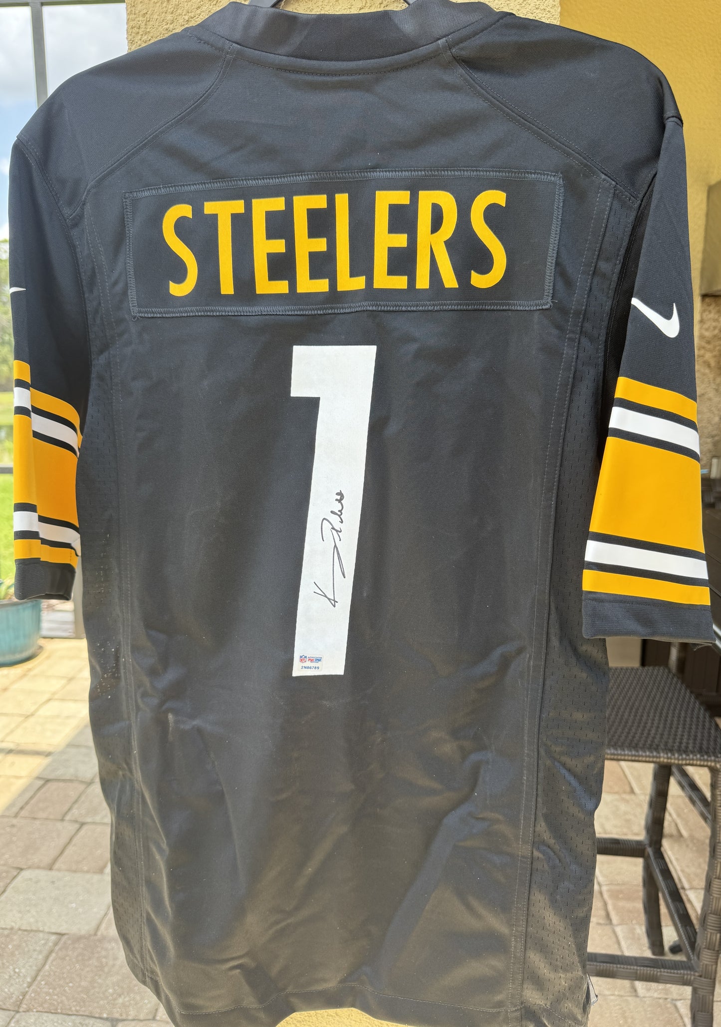 Kenny Pickett Signed🖊️Pittsburgh Steelers NFL Draft 2022 Replica NFL Jersey👕