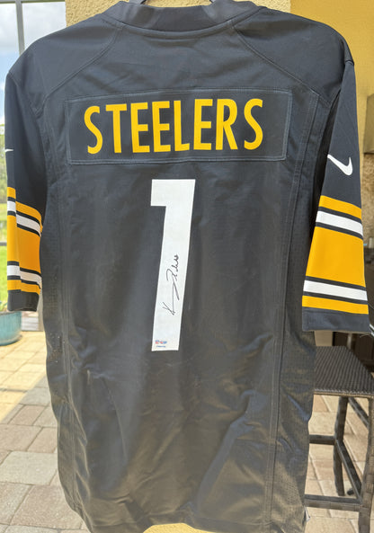 Kenny Pickett Signed🖊️Pittsburgh Steelers NFL Draft 2022 Replica NFL Jersey👕