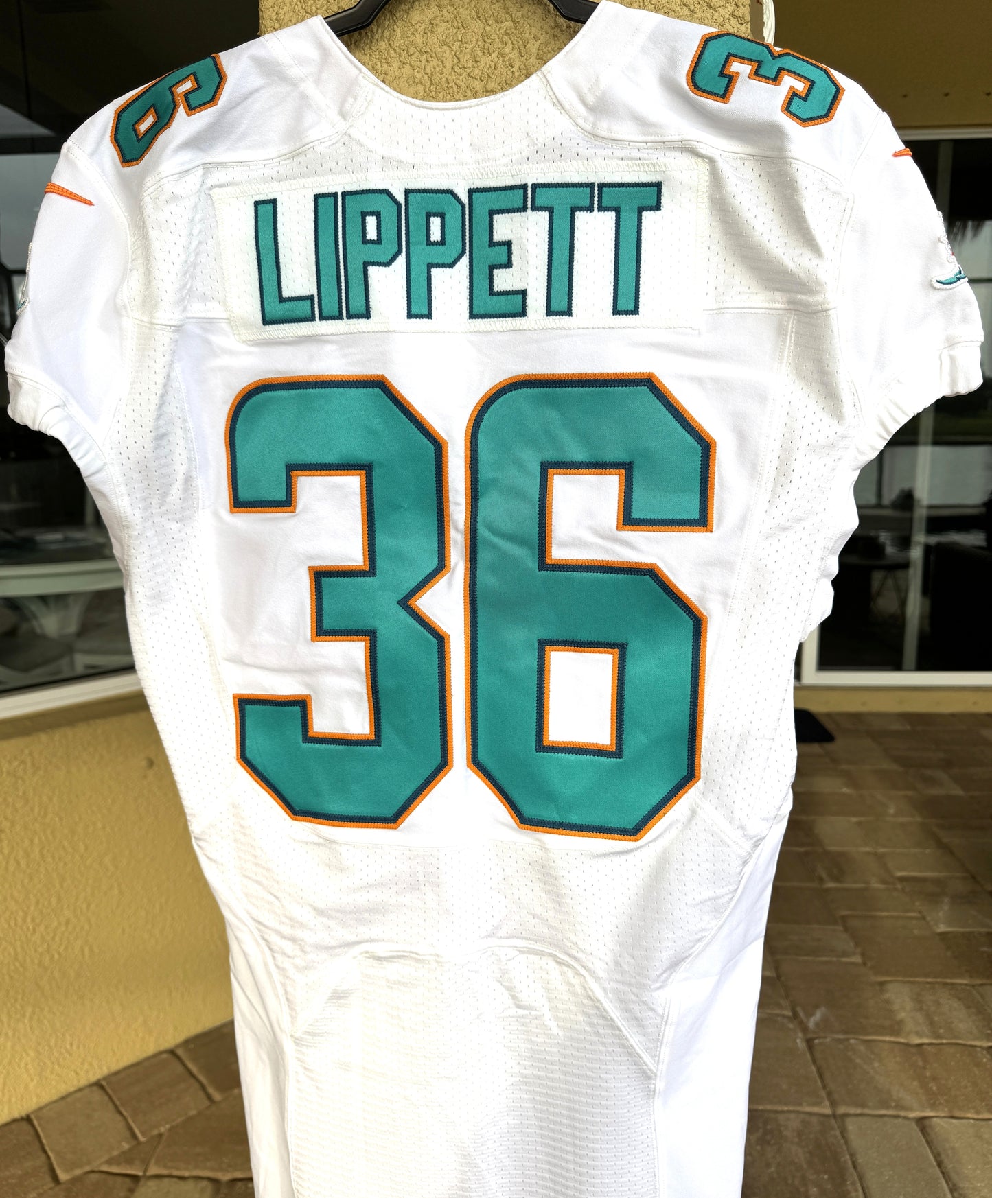 Tony Lippett TEAM ISSUED Miami Dolphins 🐬 Nike On-Field NFL Jersey 👕 Inc. PSA Authenticity 🛡️