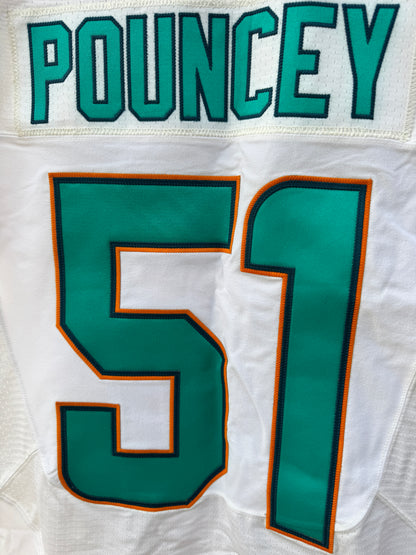 Mike Pouncey GAME/TEAM ISSUED Miami Dolphins 🐬 Nike On-Field NFL Jersey👕 Inc. PSA Authenticity 🛡️