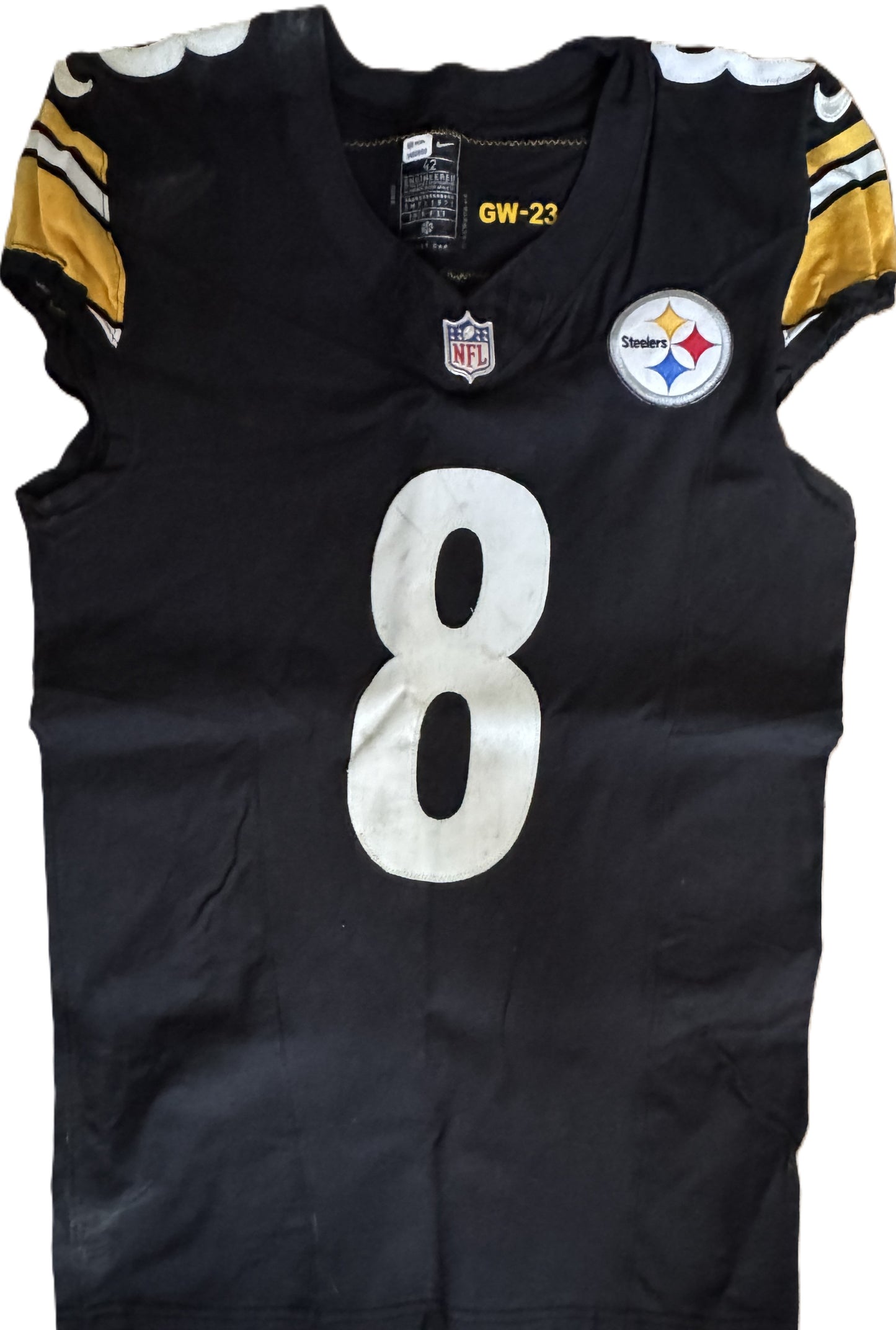 Kenny Pickett GAME WORN🦾10/29/2023 PHOTO MATCHED📸Pittsburgh Steelers NFL Jersey💯vs. Jacksonville Jaguars