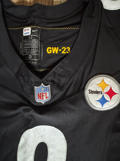 Kenny Pickett GAME WORN🦾10/29/2023 PHOTO MATCHED📸Pittsburgh Steelers NFL Jersey💯vs. Jacksonville Jaguars