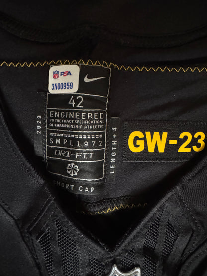 Kenny Pickett GAME WORN🦾10/29/2023 PHOTO MATCHED📸Pittsburgh Steelers NFL Jersey💯vs. Jacksonville Jaguars