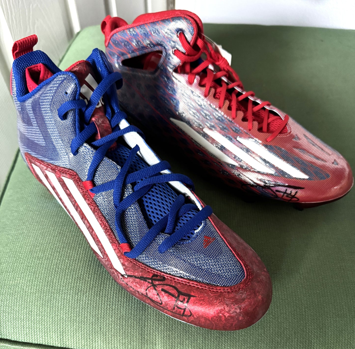 Sammy Watkins Signed🖊️ Buffalo Bills 🐃Custom Cleats👟– Rare NFL Gear🦵🏈