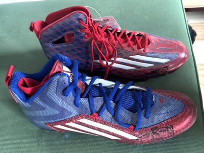 Sammy Watkins Signed🖊️ Buffalo Bills 🐃Custom Cleats👟– Rare NFL Gear🦵🏈