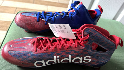 Sammy Watkins Signed🖊️ Buffalo Bills 🐃Custom Cleats👟– Rare NFL Gear🦵🏈