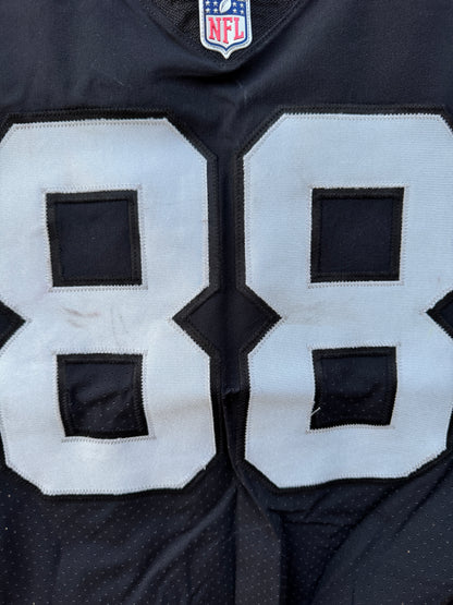 Clyde Walford GAME WORN🦾11/19/17 PHOTO MATCHED📸Las Vegas Raiders🏴NFL Jersey vs. New England Patriots