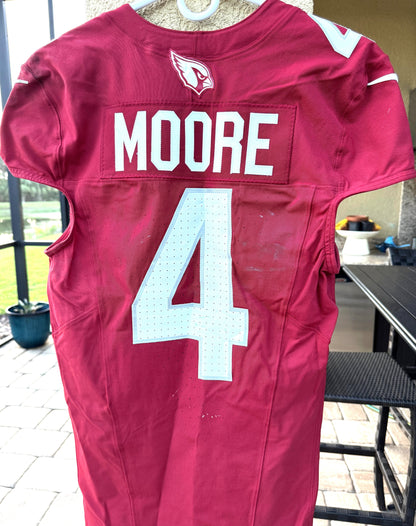 Rondale Moore GAME WORN💪11/12/23 PHOTO MATCHED Arizona Cardinals NFL Jersey👕vs. Atlanta Falcons