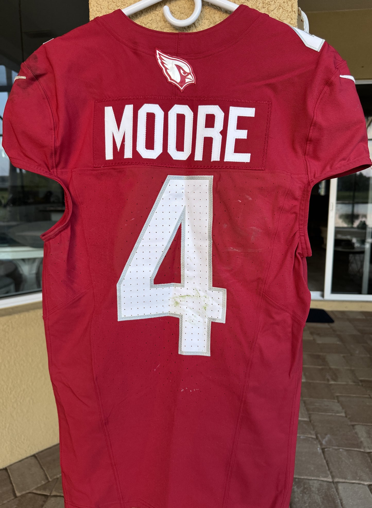 Rondale Moore GAME WORN💪11/12/23 PHOTO MATCHED Arizona Cardinals NFL Jersey👕vs. Atlanta Falcons