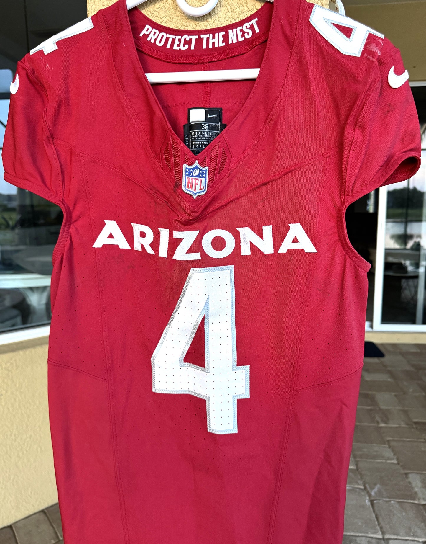 Rondale Moore GAME WORN💪11/12/23 PHOTO MATCHED Arizona Cardinals NFL Jersey👕vs. Atlanta Falcons