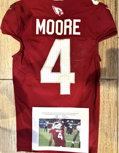 Rondale Moore GAME WORN💪11/12/23 PHOTO MATCHED Arizona Cardinals NFL Jersey👕vs. Atlanta Falcons