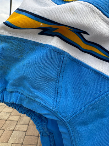 Virgil Green GAME-WORN💪10/21/18 PHOTO MATCHED📸Los Angeles Chargers NFL Jersey🎽vs. Titans London Game inc. PSA COA