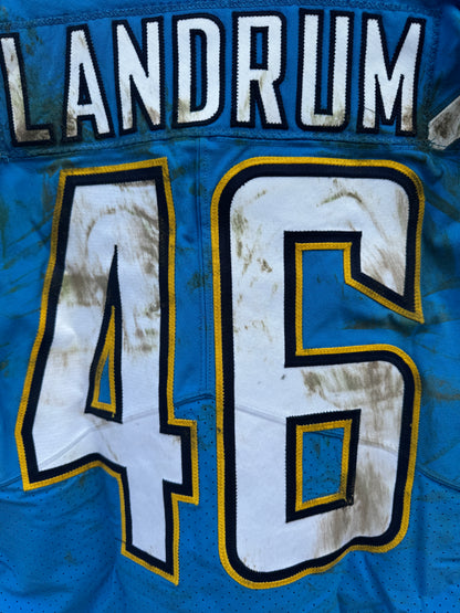 Chris Landrum GAME WORN💪10/21/18 PHOTO MATCHED📸Los Angeles Chargers NFL On-Field Jersey vs. Tennessee Titans