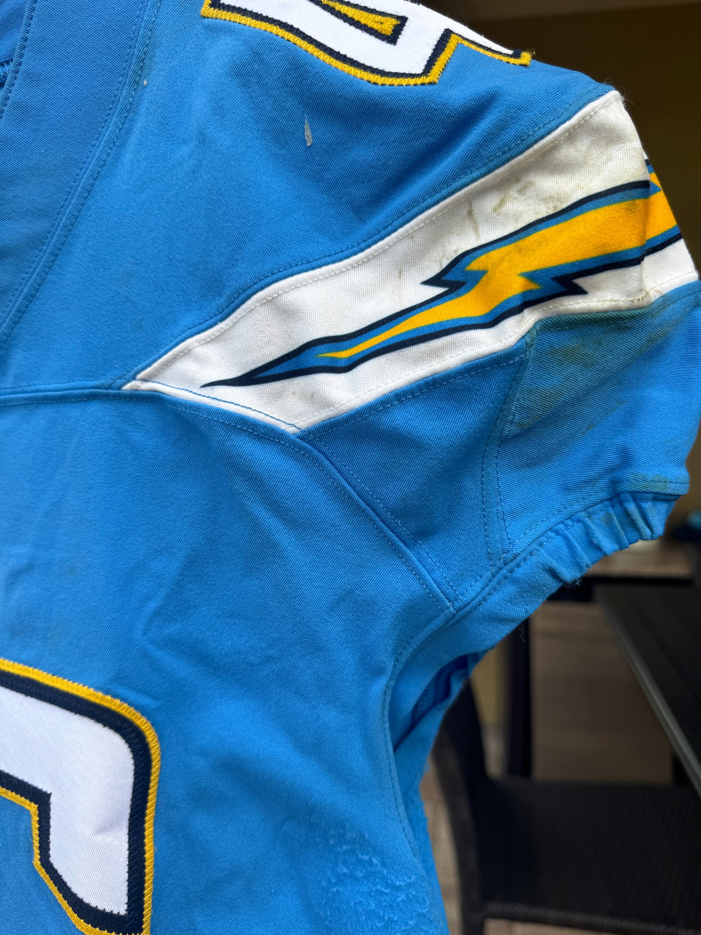 Chris Landrum GAME WORN💪10/21/18 PHOTO MATCHED📸Los Angeles Chargers NFL On-Field Jersey vs. Tennessee Titans