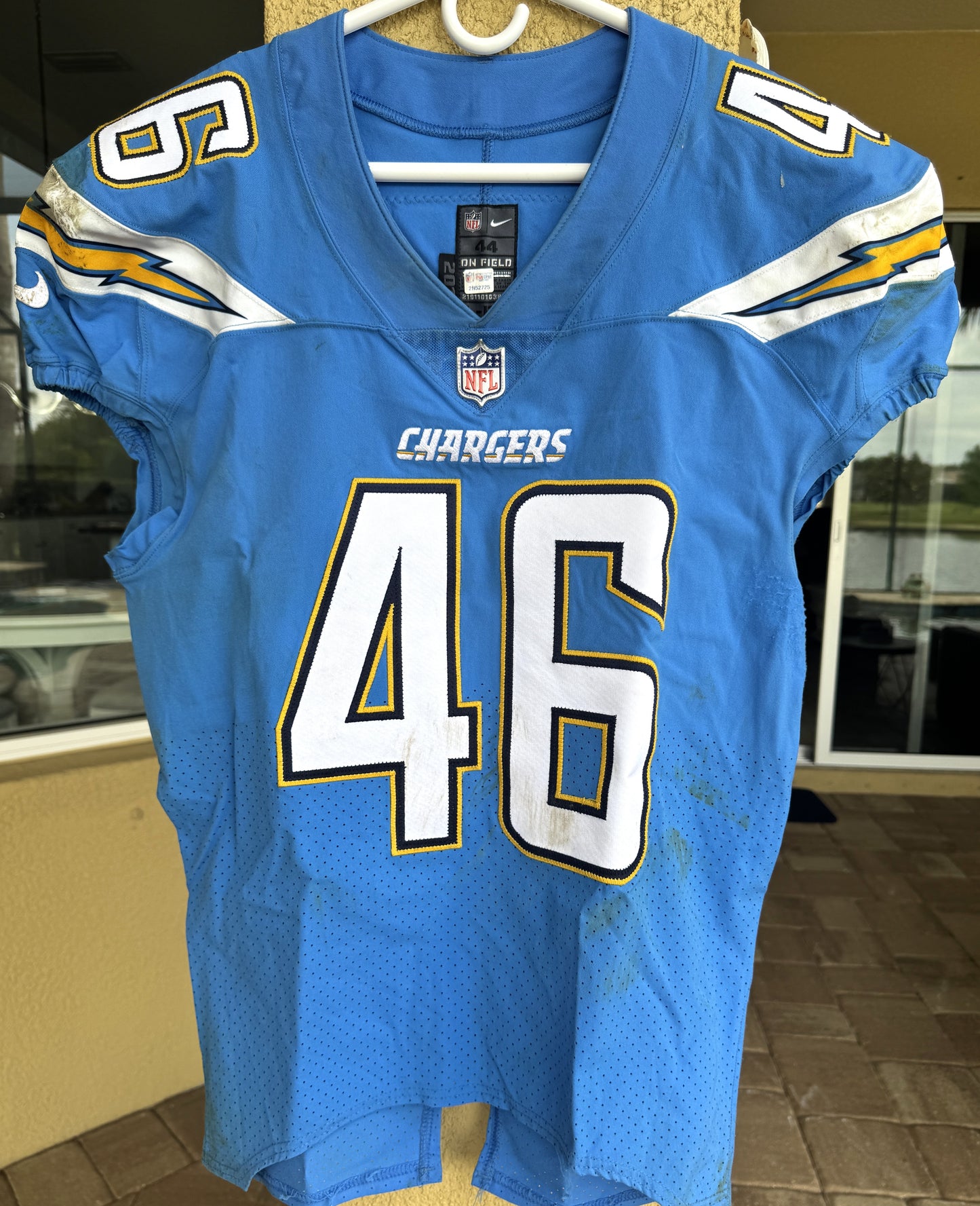 Chris Landrum GAME WORN💪10/21/18 PHOTO MATCHED📸Los Angeles Chargers NFL On-Field Jersey vs. Tennessee Titans