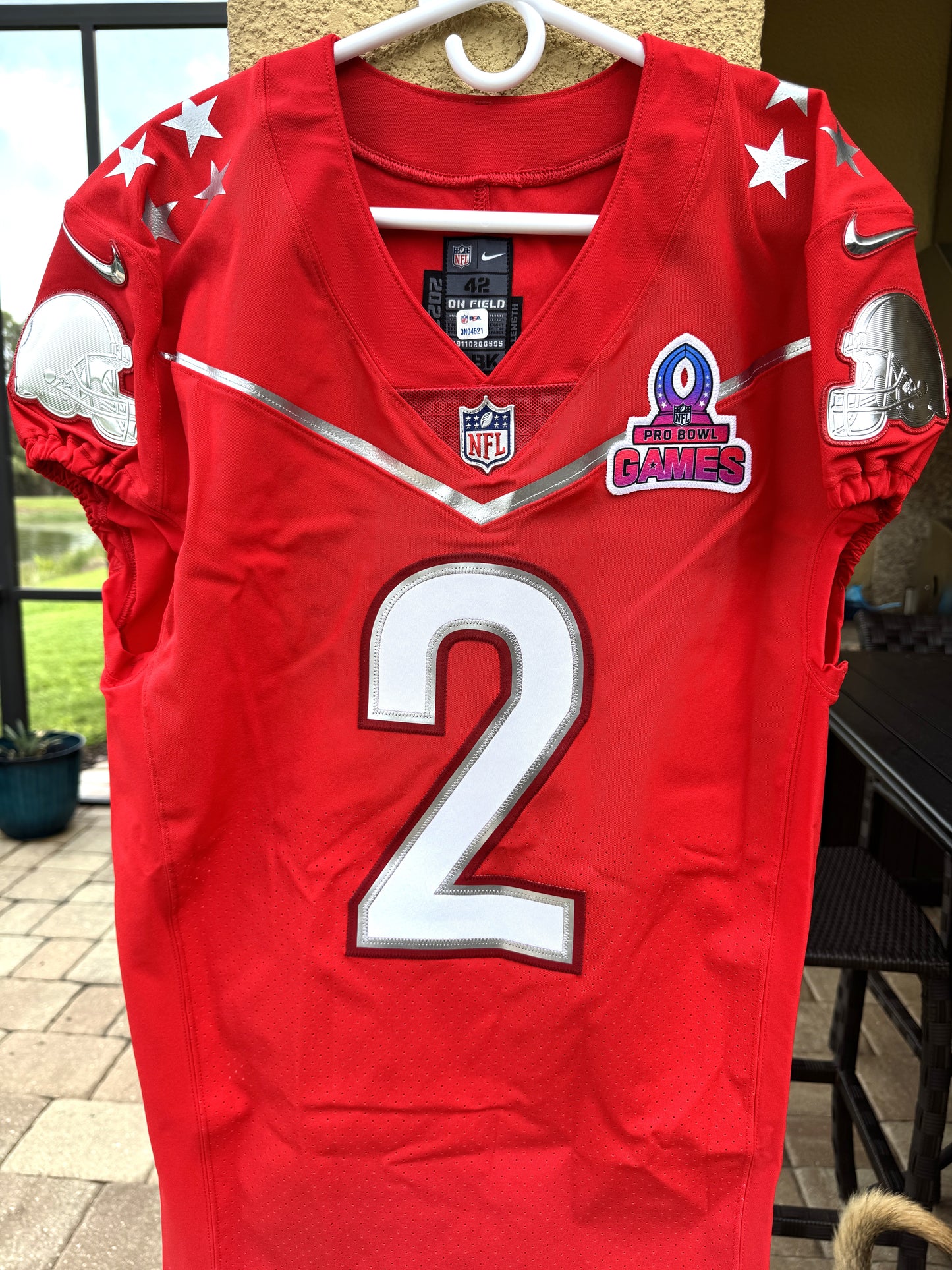 Amari Cooper Team-Issued 💪2024 Pro Bowl Games Cleveland Browns On-Field NFL Nike Jersey