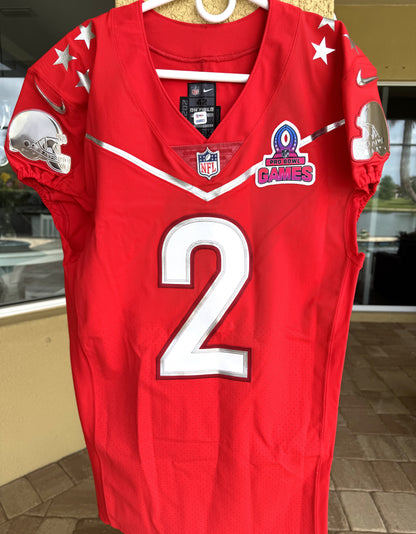 Amari Cooper Team-Issued 💪2024 Pro Bowl Games Cleveland Browns On-Field NFL Nike Jersey