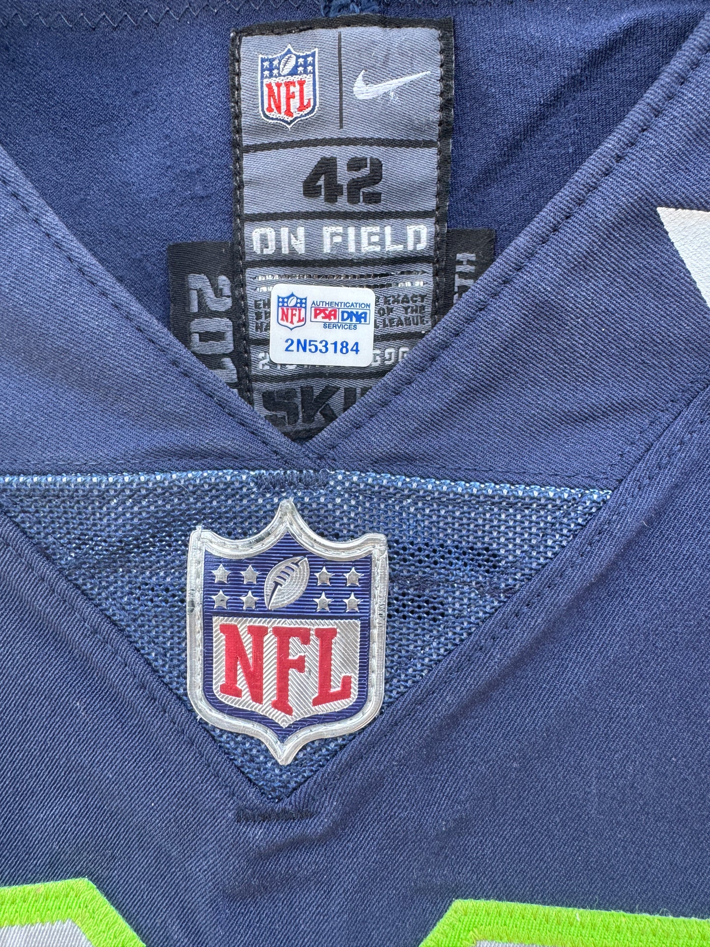Shaquill Griffin GAME-WORN 💪 10/14/18 Seattle Seahawks NFL Jersey 👕 Inc. PSA COA 🧾🌍 vs. Oakland Raiders in London
