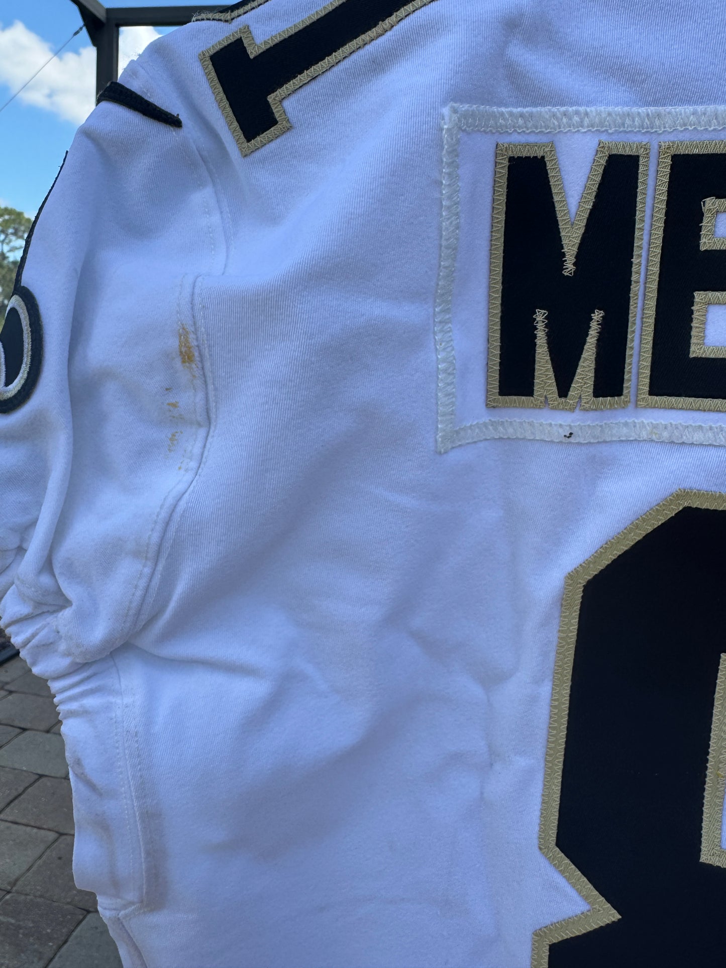 Cameron Meredith GAME WORN 💪 10/21/18 PHOTO MATCHED 📸 New Orleans Saints Nike NFL Jersey 👕 vs. Baltimore Ravens - PSA Authenticated 🛡️