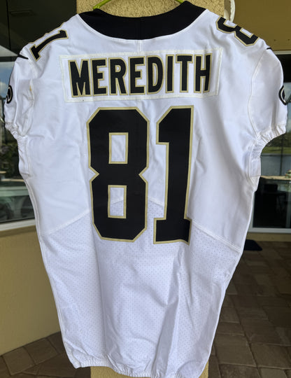 Cameron Meredith GAME WORN 💪 10/21/18 PHOTO MATCHED 📸 New Orleans Saints Nike NFL Jersey 👕 vs. Baltimore Ravens - PSA Authenticated 🛡️