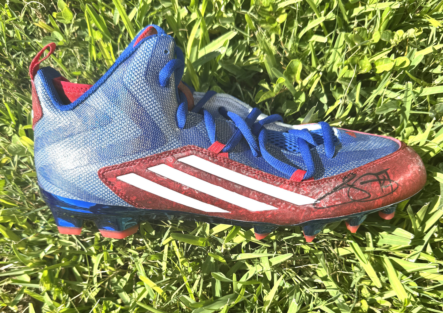 Sammy Watkins Signed🖊️ Buffalo Bills 🐃Custom Cleats👟– Rare NFL Gear🦵🏈