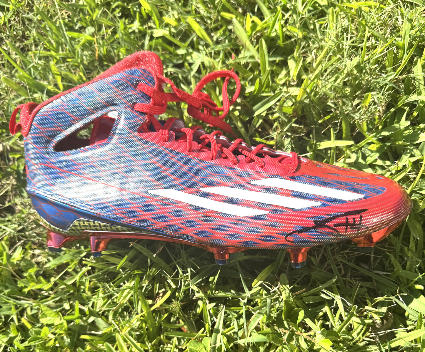 Sammy Watkins Signed🖊️ Buffalo Bills 🐃Custom Cleats👟– Rare NFL Gear🦵🏈