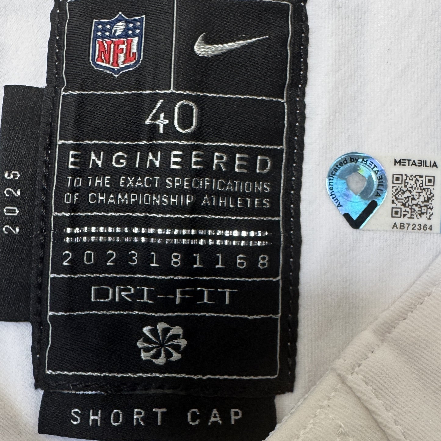 Evan McPherson GAME WORN 11/16/25 Cincinnati Bengals Nike NFL Jersey vs Pittsburgh Steelers Also Includes Certificate of Authenticity