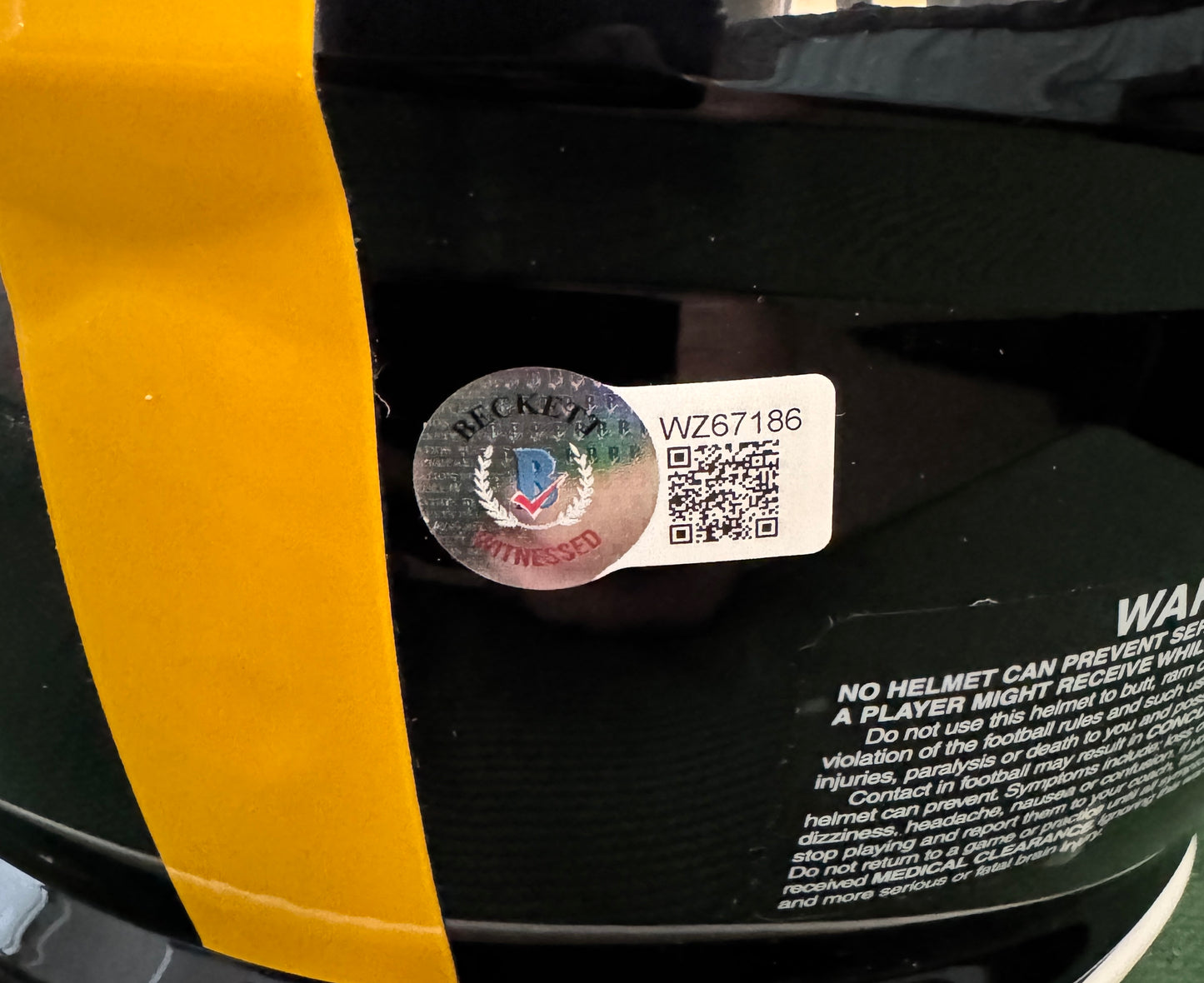 T. J. Watt Signed ✍️ Pittsburgh Steelers Full-Size Proline NFL Speed Helmet Inc. Inscription and COA 🛡️