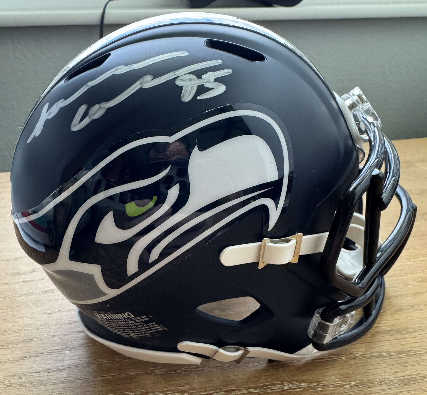 L.J. Collier Hand-Signed✍️Seattle Seahawks mini Helmet NFL Sports Memorabilia💯