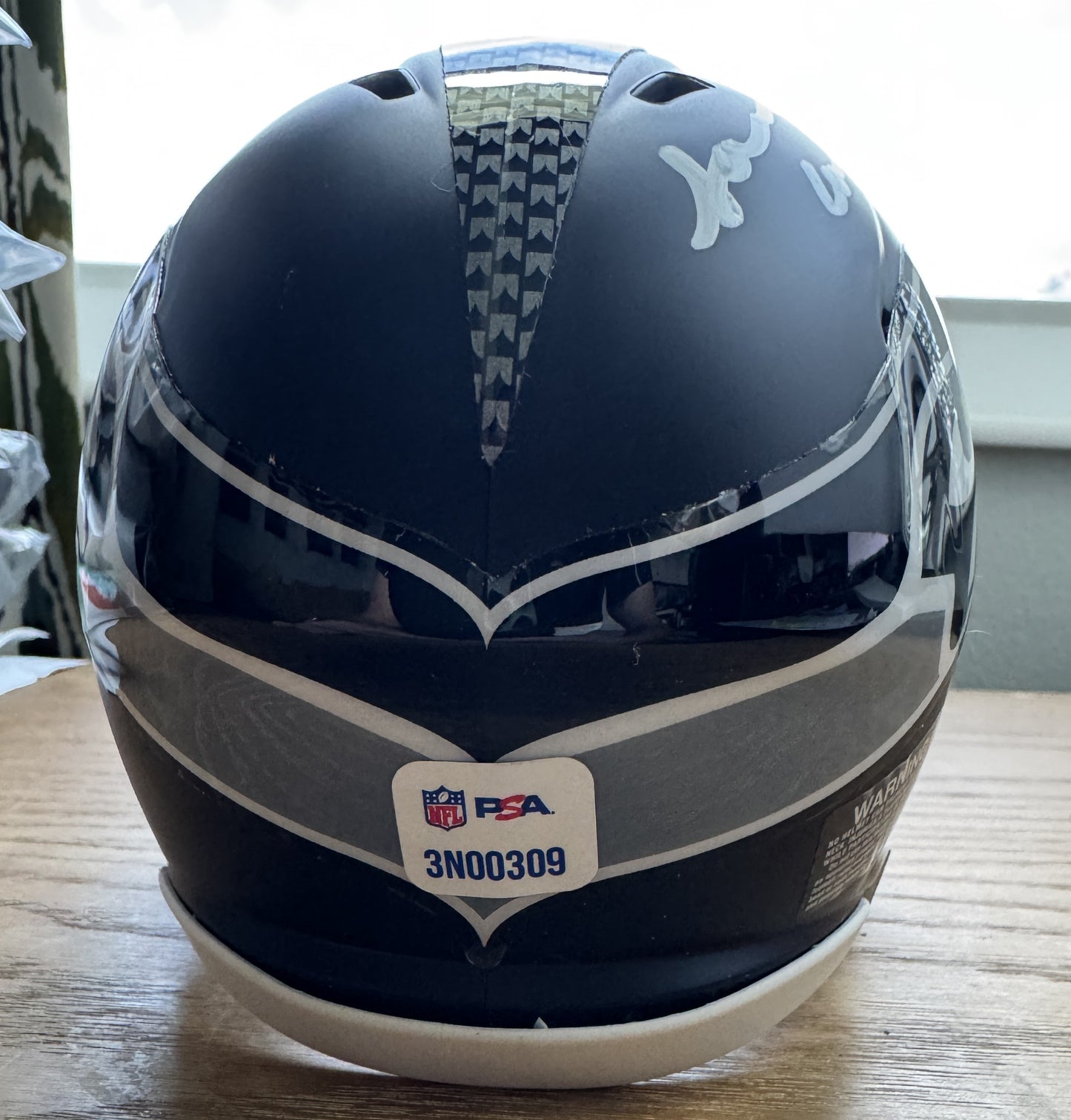 L.J. Collier Hand-Signed✍️Seattle Seahawks mini Helmet NFL Sports Memorabilia💯