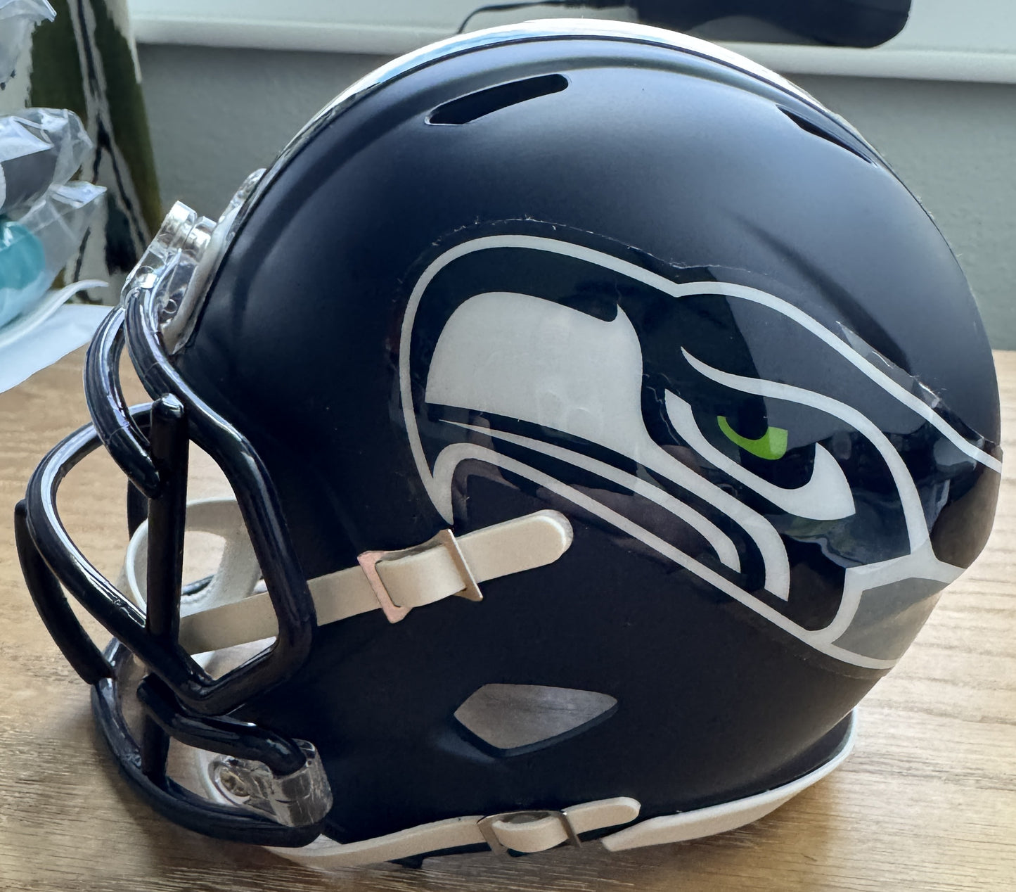 L.J. Collier Hand-Signed✍️Seattle Seahawks mini Helmet NFL Sports Memorabilia💯