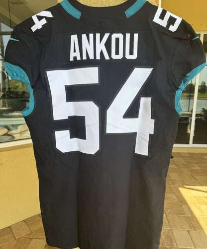 Eli Ankou GAME USED 🦾 10/28/18 Jacksonville Jaguars Nike NFL Jersey vs. Philadelphia Eagles London Games🌍