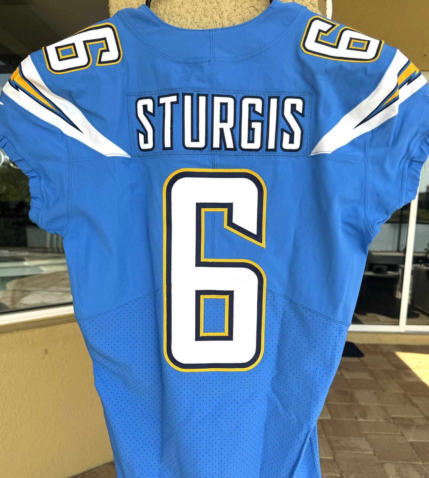 Caleb Sturgis GAME ISSUED (10/21/2018) Los Angeles Chargers⚡NFL Jersey🎽vs. Tennessee Titans (London Games)