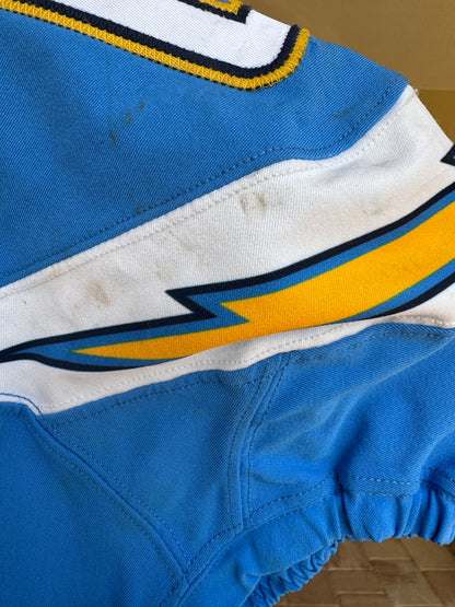 Scott Quessenberry GAME-USED💪10/21/2018 Los Angeles Chargers⚡NFL Nike Jersey vs. Tennessee Titans in London