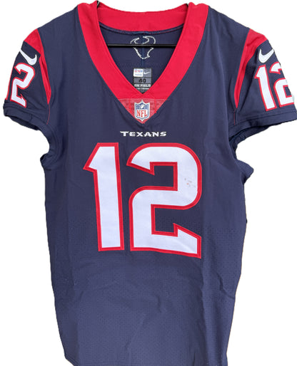 Kenny Stills GAME WORN 🔥11/22/2020 Houston Texans Nike NFL Jersey 🧵vs New England Patriots Also includes COA 🛡️
