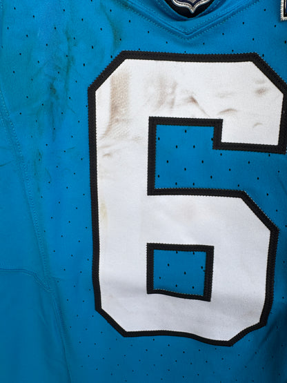 Miles Sanders GAME USED💪11/10/2024 Carolina Panthers🐆🐾Nike NFL Jersey🎽NFL Munich Game vs. New York Giants