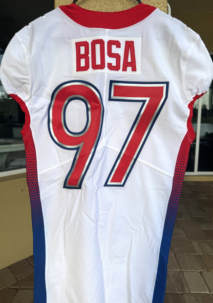Joey Bosa GAME-ISSUED💪Los Angeles Chargers⚡Pro-Bowl NFL Nike Jersey👕
