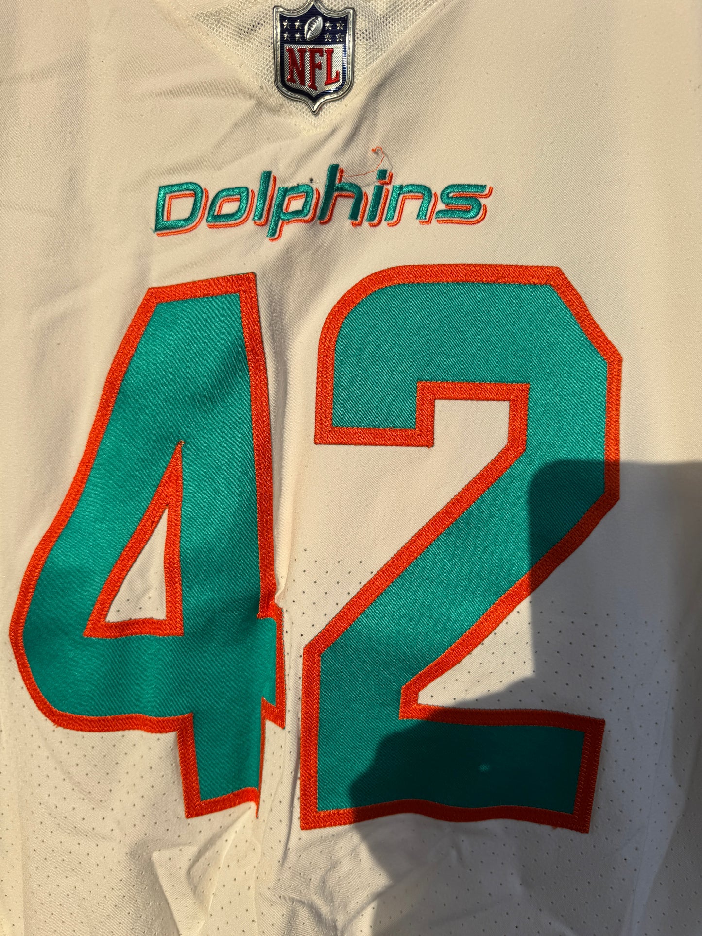 Clayton Fejedelem GAME WORN 10/17/21 PHOTO MATCHED 📸 Dolphins 🐬 NFL Nike Jersey includes PSA Authenticity