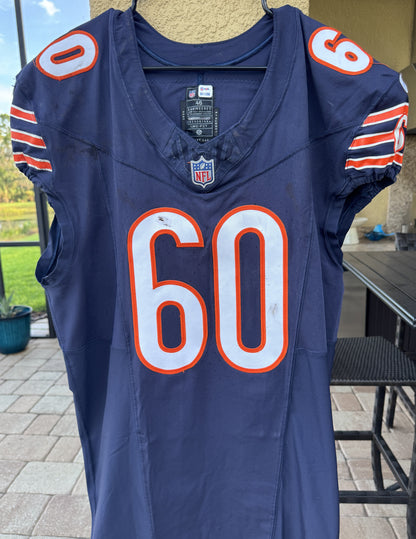 Bill Murray GAME WORN🦾10/13/24 Chicago Bears🐻Nike NFL Jersey London Games🌍vs. Jaguars