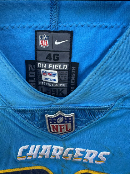 Darius Philon GAME-USED 10/21/18 Los Angeles Chargers⚡NFL Jersey London Games vs Titans