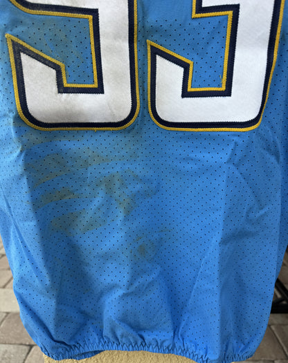 Darius Philon GAME-USED 10/21/18 Los Angeles Chargers⚡NFL Jersey London Games vs Titans
