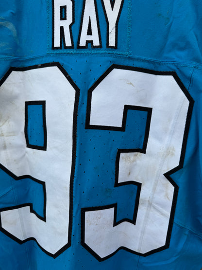 LaBryan Ray GAME USED💪11/10/24 Carolina Panthers🐆NFL Nike Jersey👕vs New York Giants
