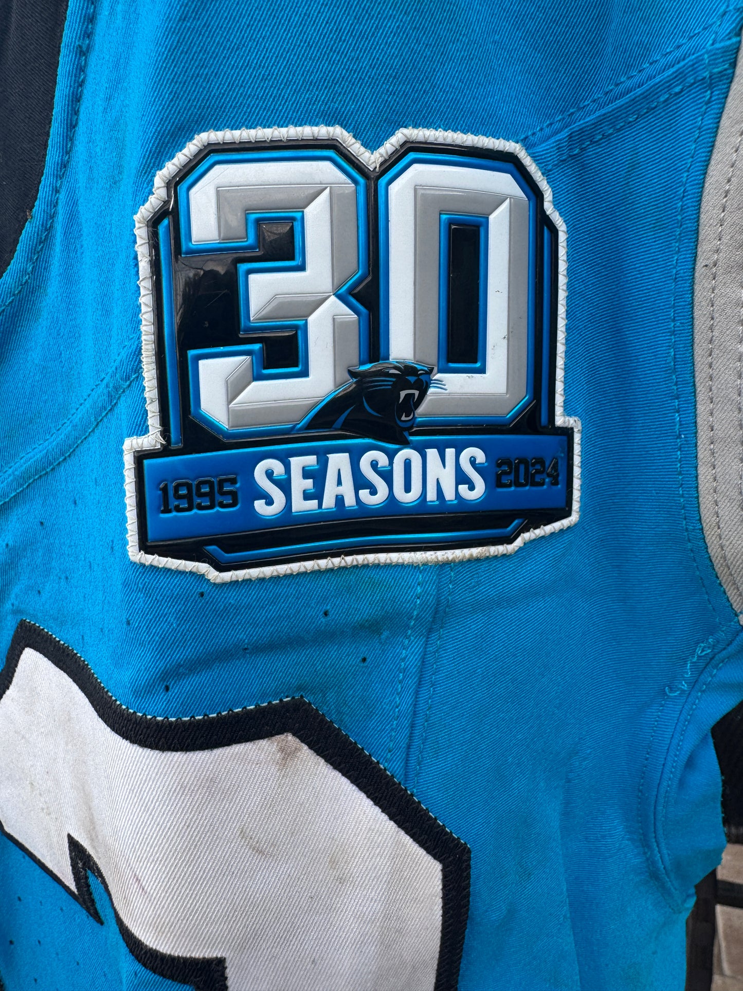 LaBryan Ray GAME USED💪11/10/24 Carolina Panthers🐆NFL Nike Jersey👕vs New York Giants