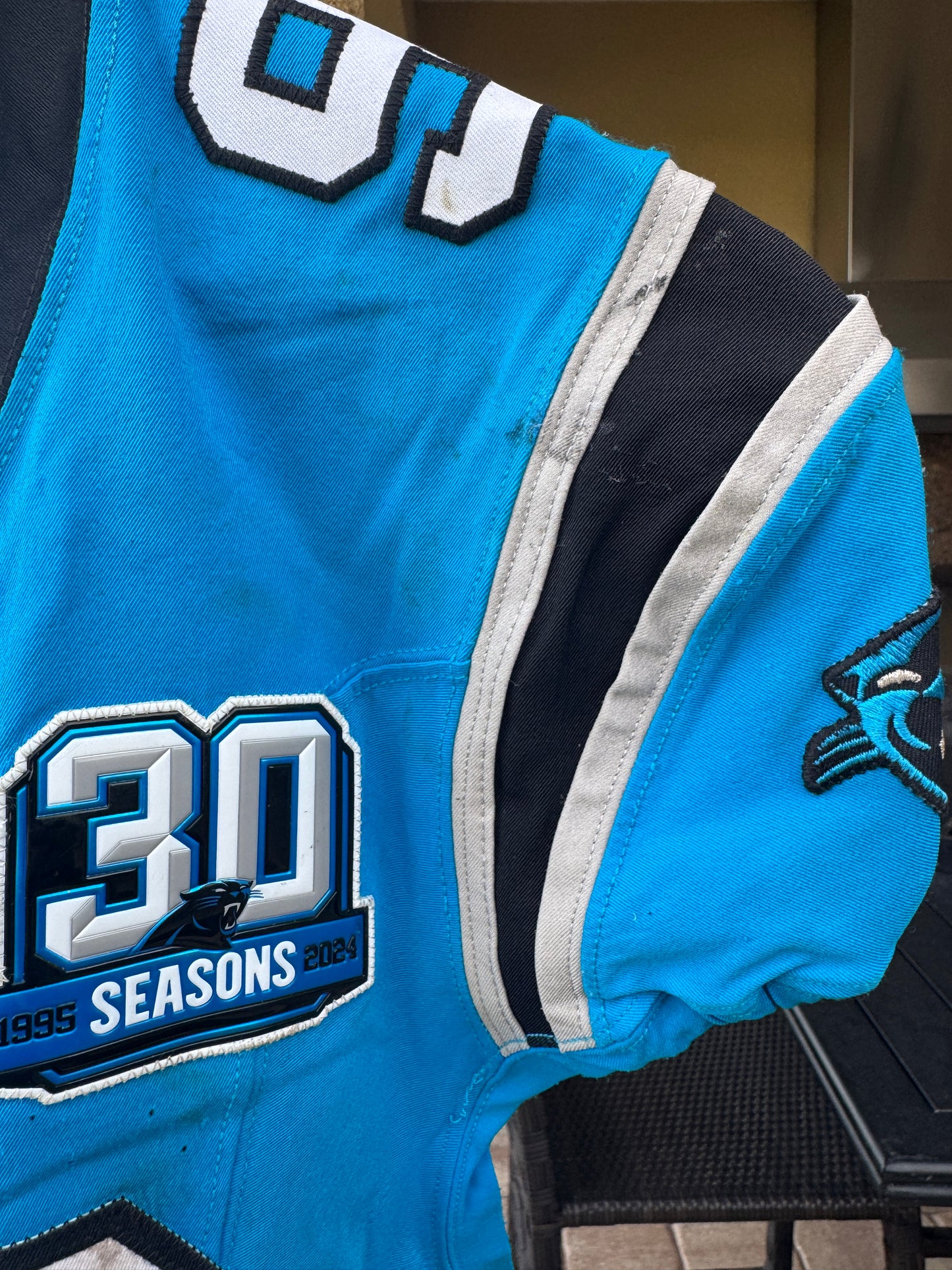 LaBryan Ray GAME USED💪11/10/24 Carolina Panthers🐆NFL Nike Jersey👕vs New York Giants