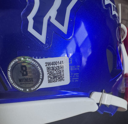 Amari Cooper Hand-Signed✍️Buffalo Bills🦬NFL Mini-Helmet Beckett Authenticated