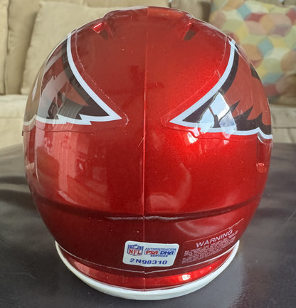 Michael Wilson Hand-Signed✍️Arizona Cardinals🐦Mini Helmet PSA Authenticated