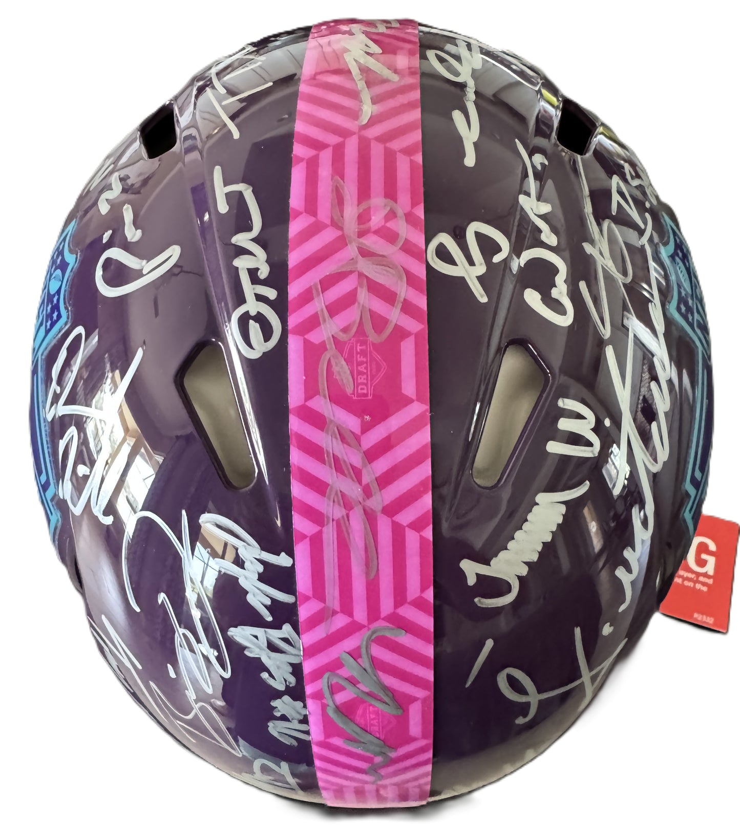 NFL Draft 2022 Helmet Signed by more than 30 players inc. Sauce Gardner, Chris Olave, Kyle Hamilton, Kenny Pickett, Travon Walker, Jameson Williams & more ✨ inc. PSA Authenticity🛡️