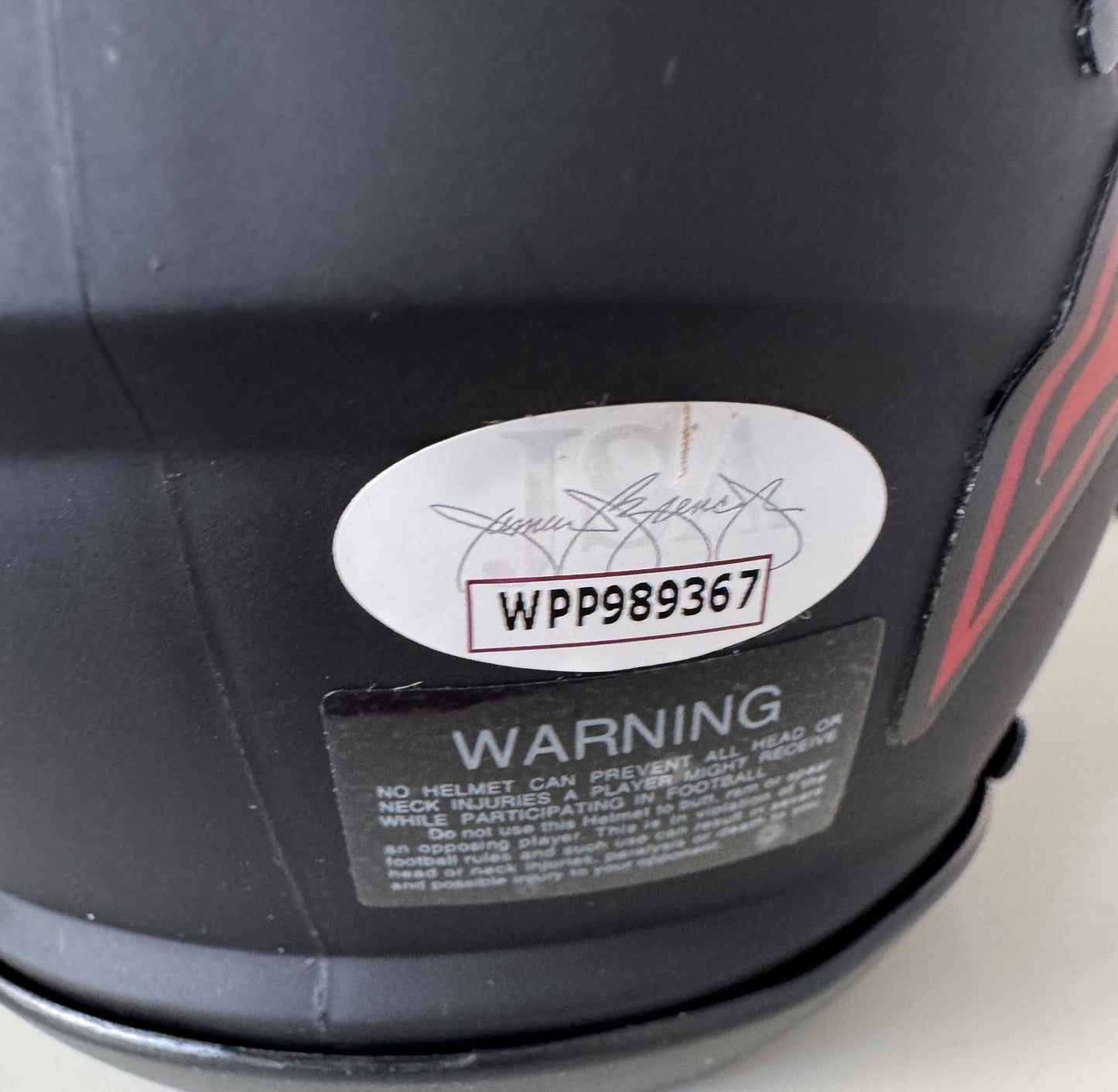 Shaquil Barrett Signed✍️Tampa Bay Buccaneers🏴‍☠Alternate Eclipse Speed Mini Helmet Inc. PSA COA